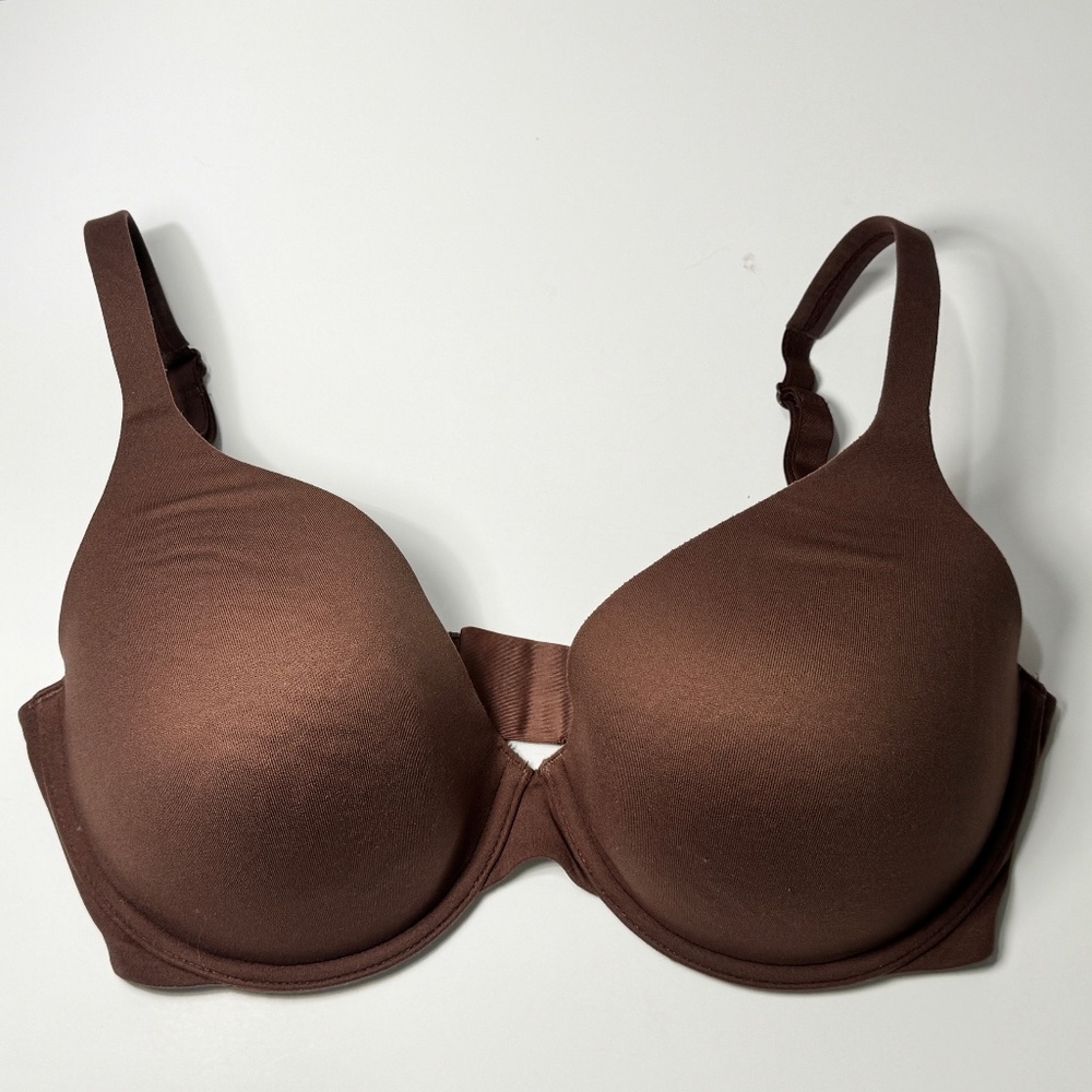 Victoria Secret Full Coverage Uplift Brown Bra 34DD